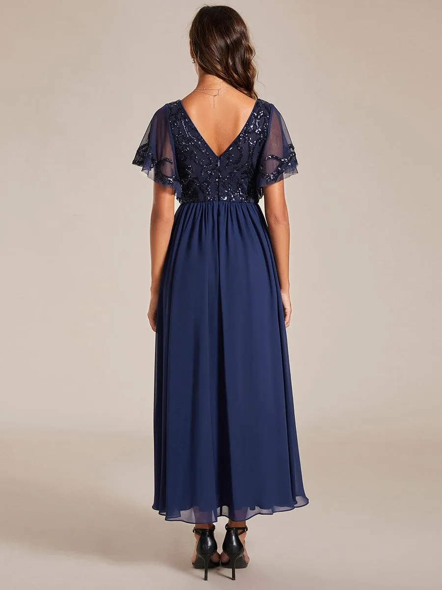 Roycebridal Virginia mother of the bride ankle length dress in navy s8 Express NZ wide