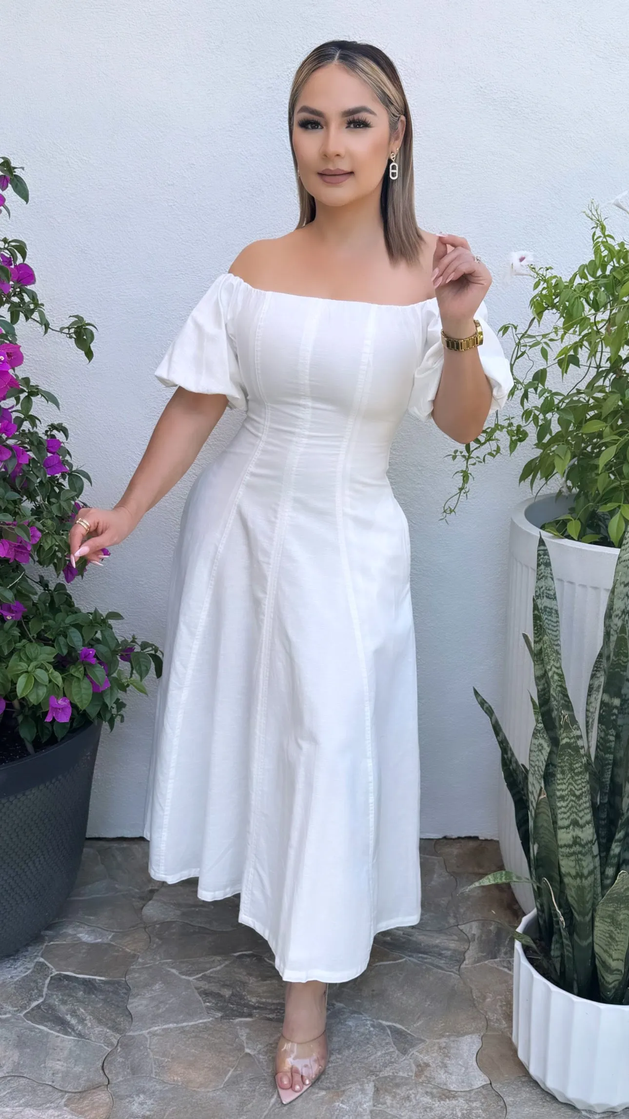SAMIRA WHITE DRESS