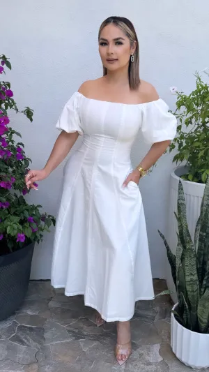 SAMIRA WHITE DRESS