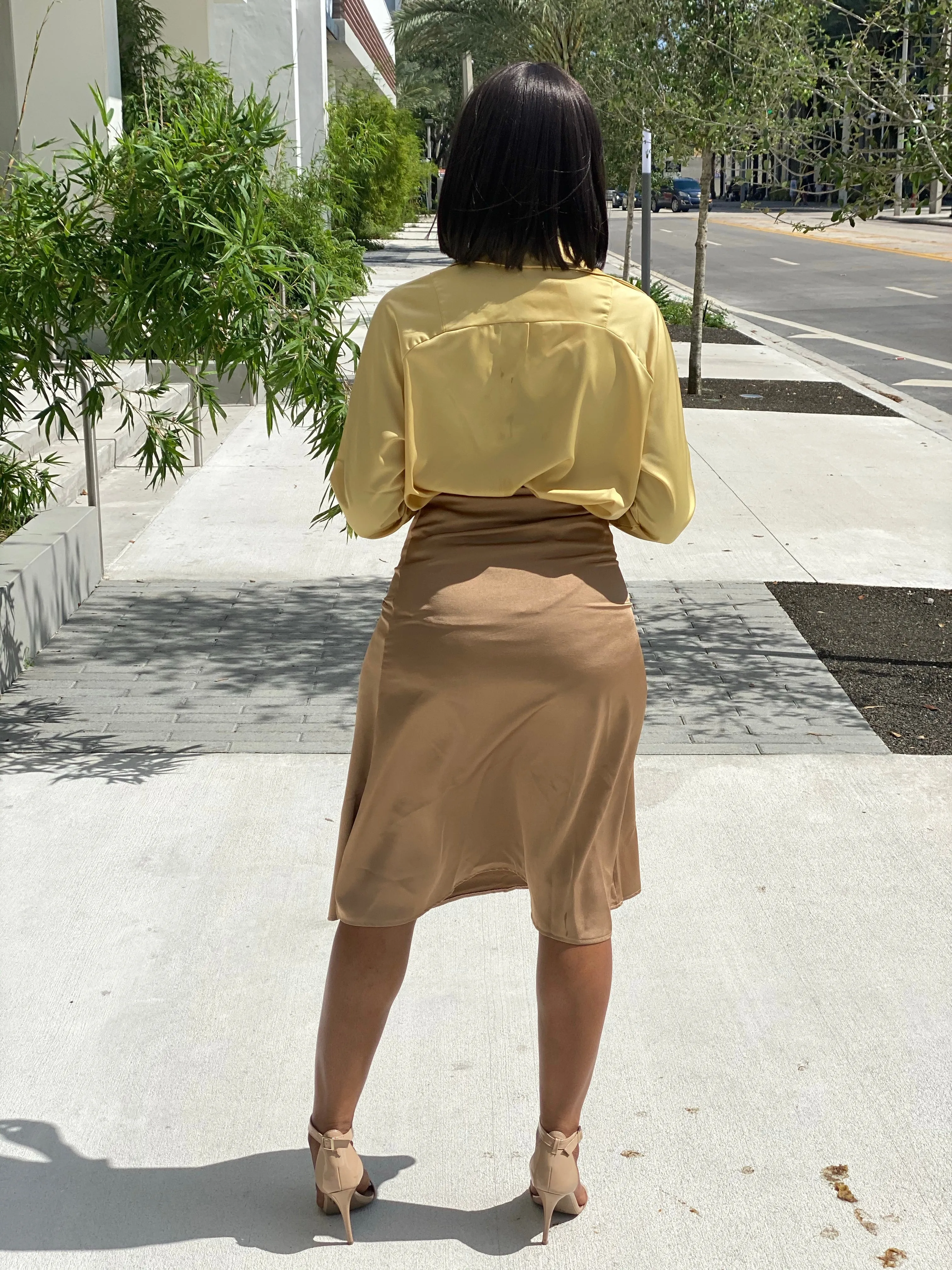 Satin blouse 1