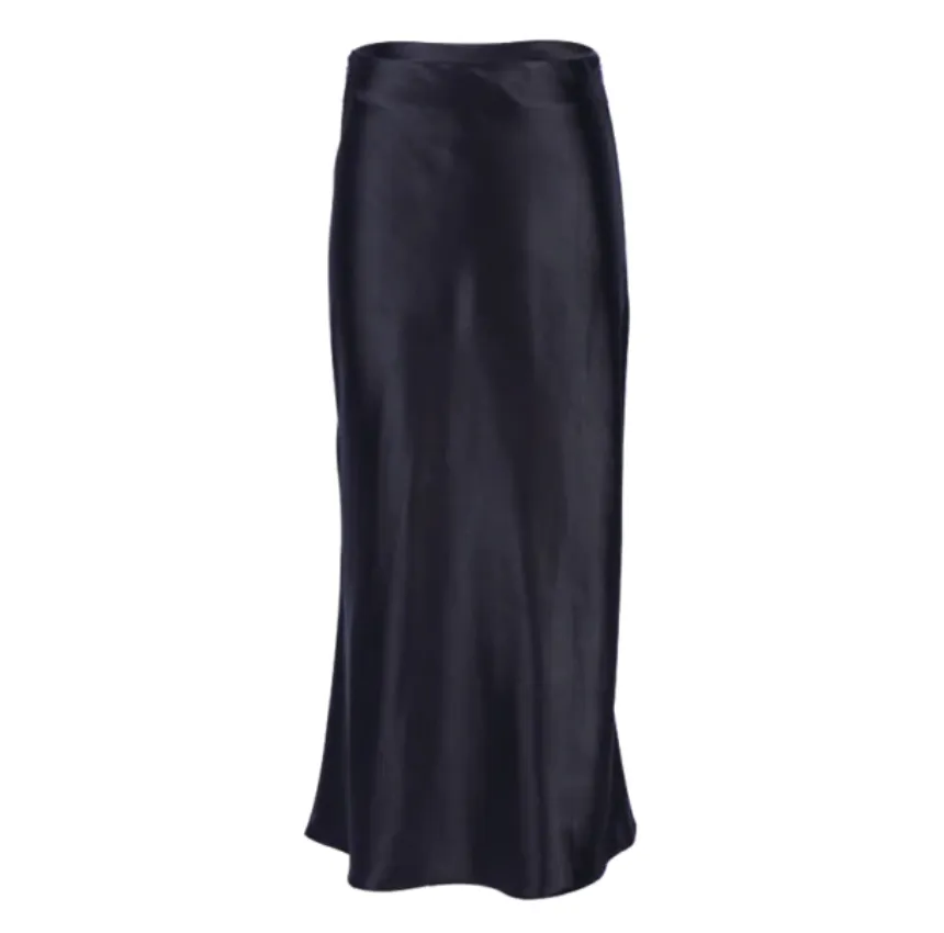 Satin Midi Skirt