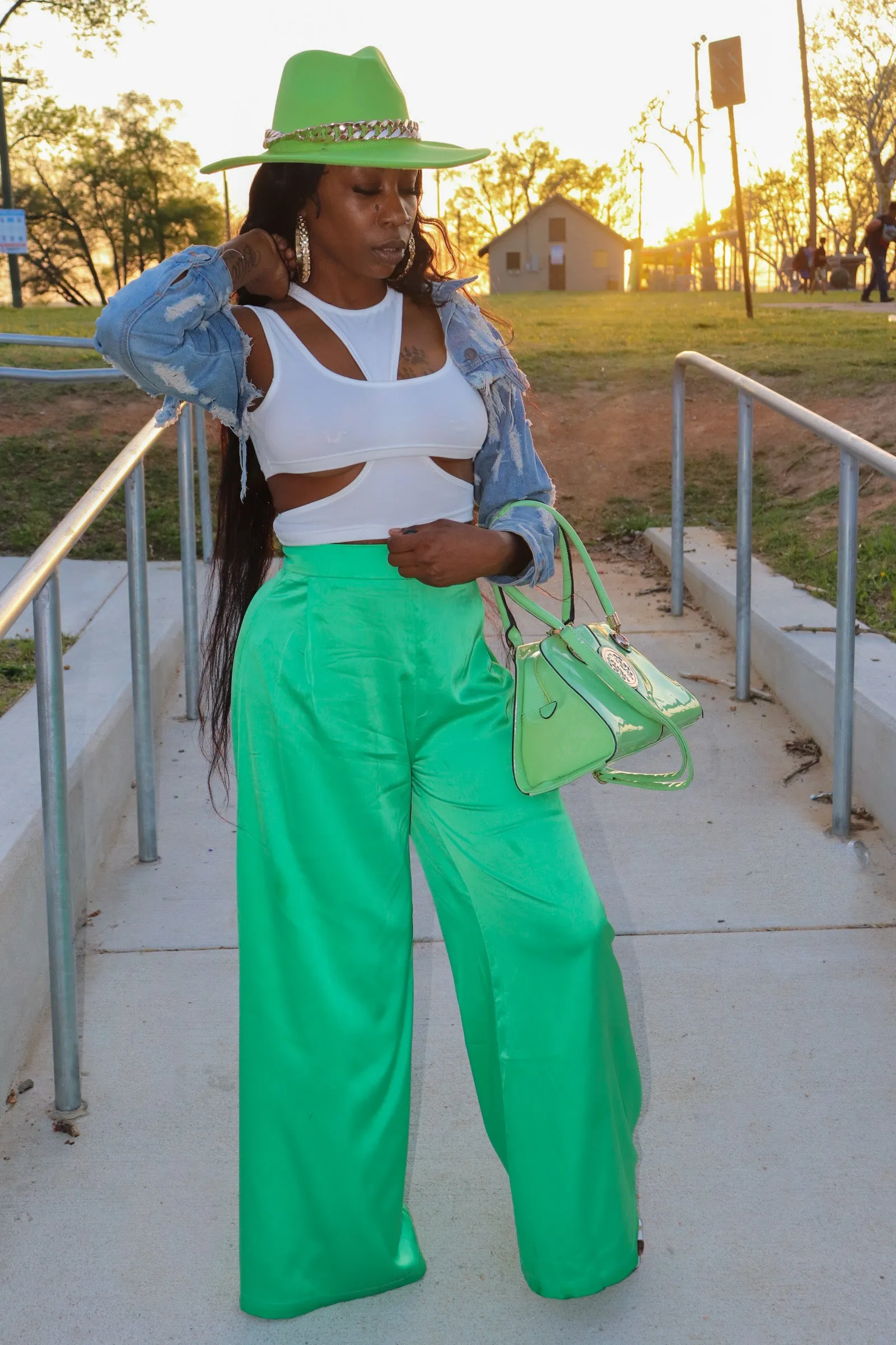Satin Pants