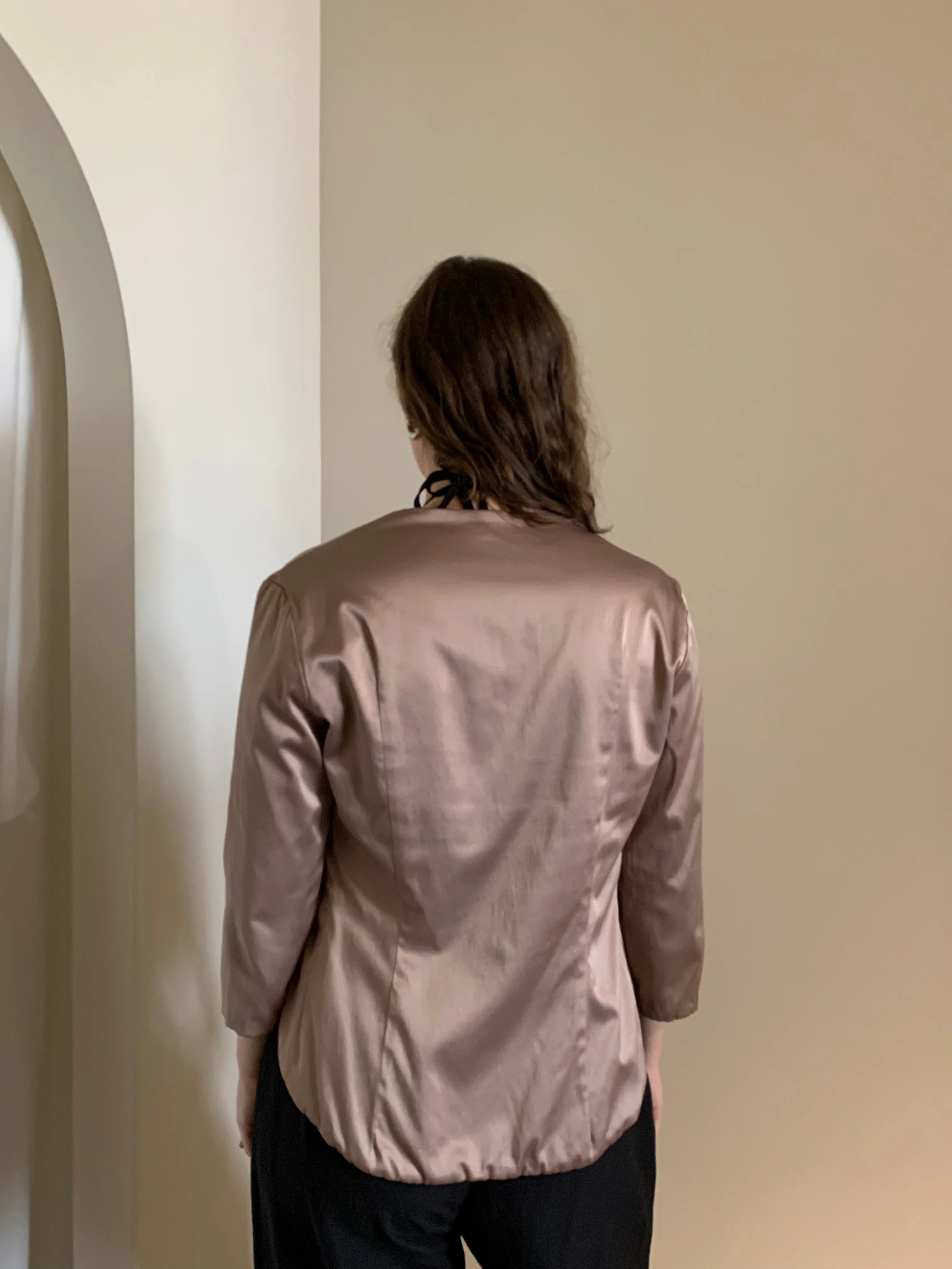 satin reversible jacket