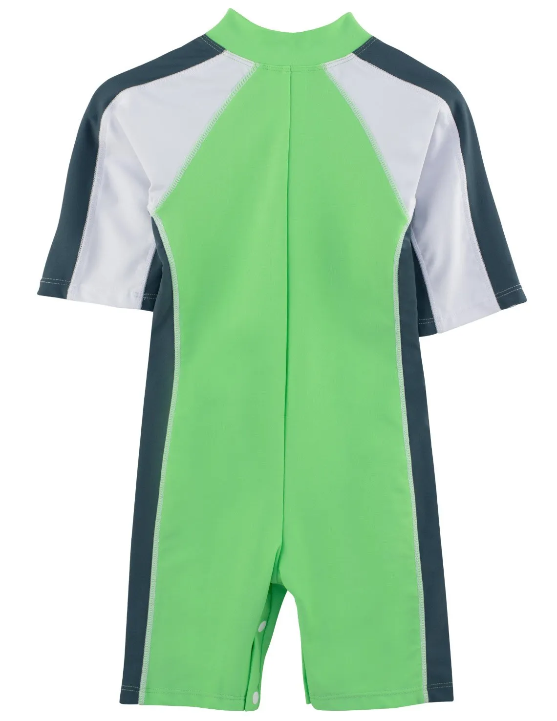 Short Sleeve One-Piece Swimsuit - Mantis