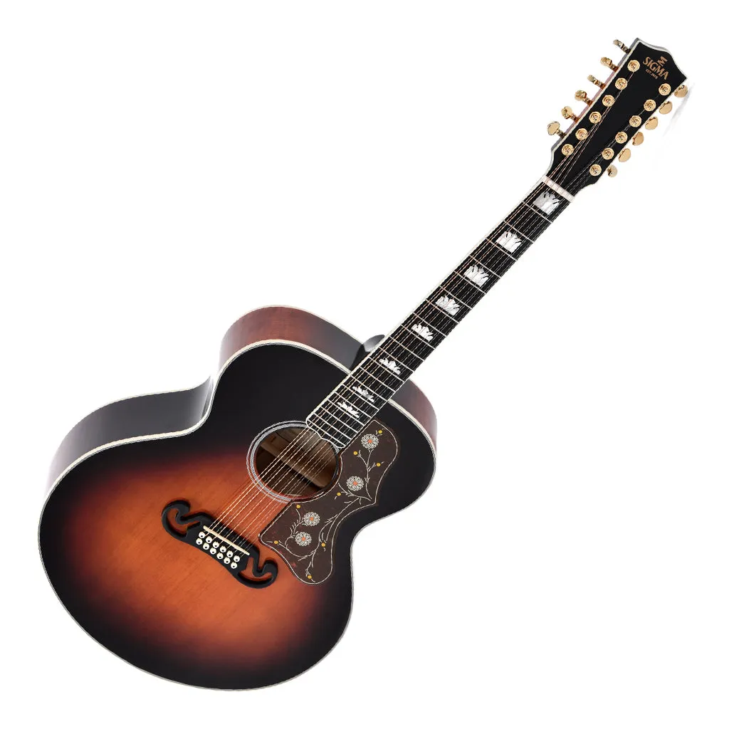 Sigma GJA12SG200 Grand Jumbo 12 String in Sunburst