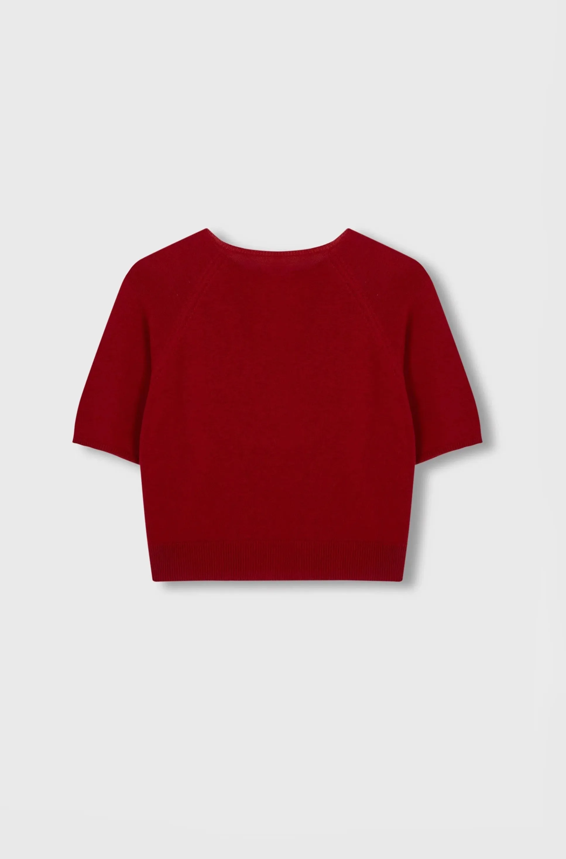Silk Opening Top, Red