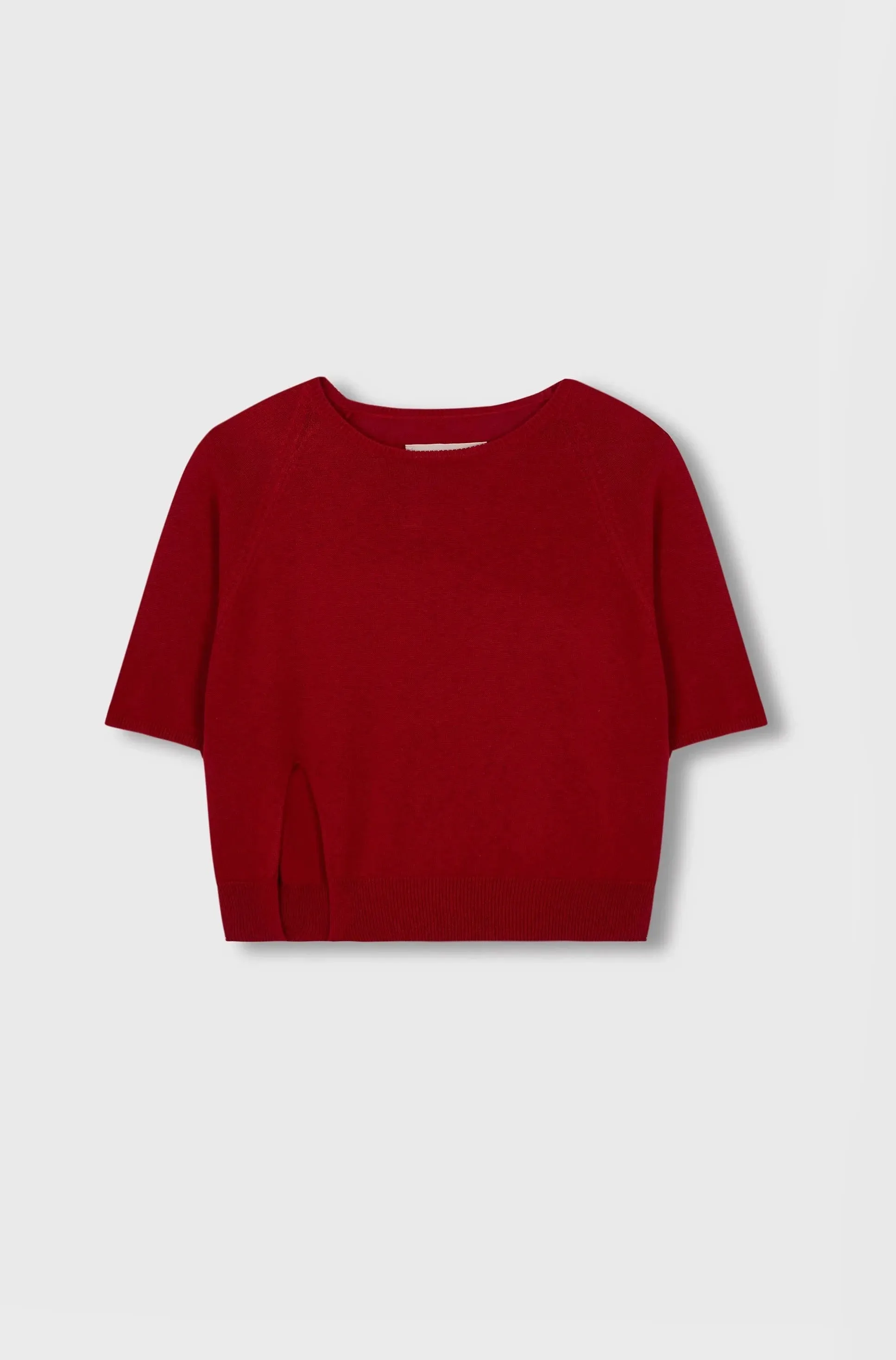 Silk Opening Top, Red