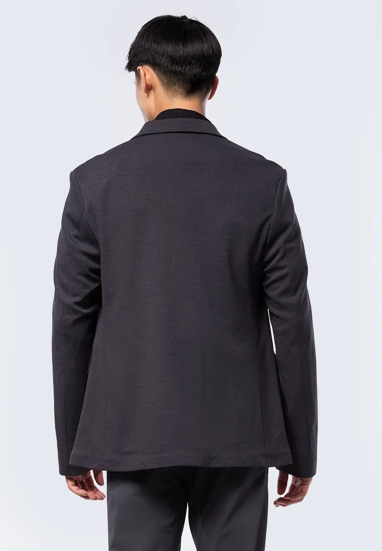 Slim Fit Formal Suit Charcoal