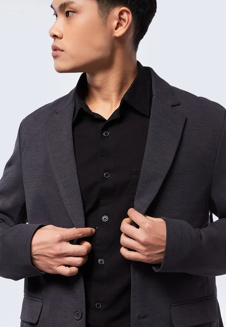 Slim Fit Formal Suit Charcoal