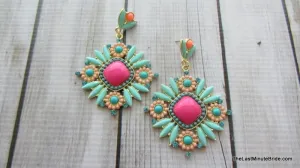 Spring Burst Drop Earrings