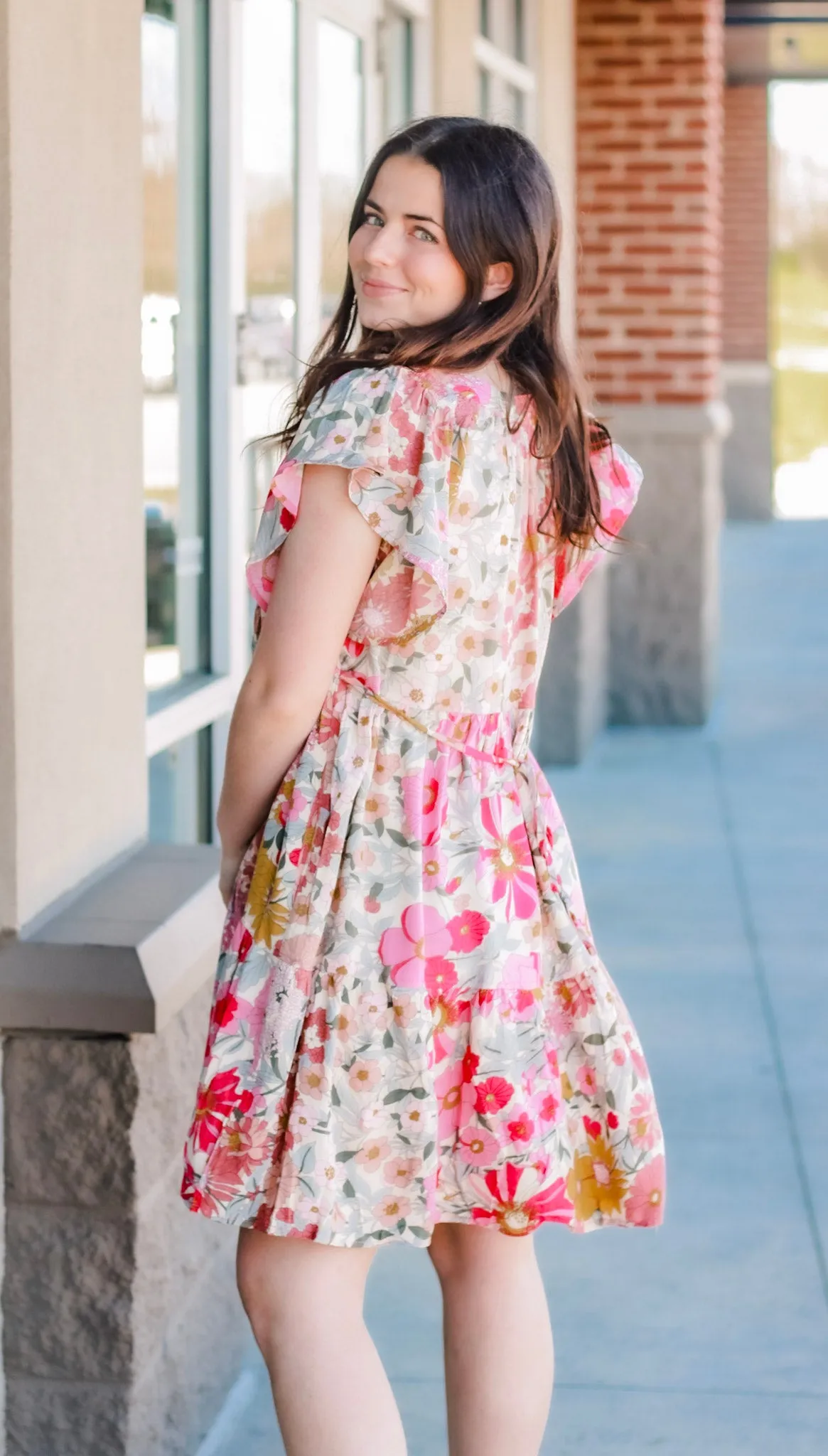 Spring is in the Air Floral Dress