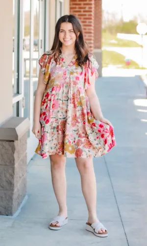 Spring is in the Air Floral Dress
