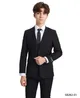 Stacy Adams Boys Suits 5 PC Solid Black | SB282-01