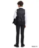 Stacy Adams Boys Suits 5 PC Solid Black | SB282-01