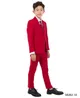 Stacy Adams Boys Suits 5 PC Solid Red | SB282-10