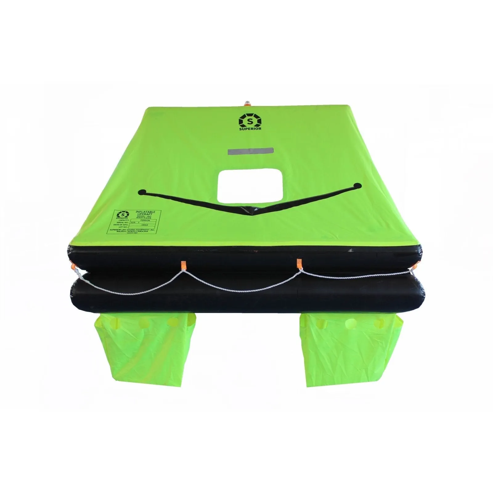 Superior ISO Wave Racer Life Raft, 4 - 12 Person