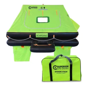 Superior ISO Wave Racer Life Raft, 4 - 12 Person