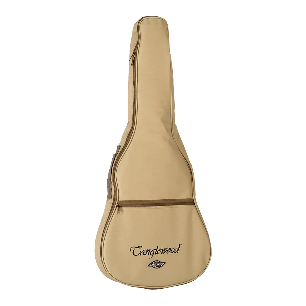 Tanglewood TRU2-CE-BW Reunion Pro Solid Australian Red Cedar Top Traveller Folk with Black Walnut Back and Sides
