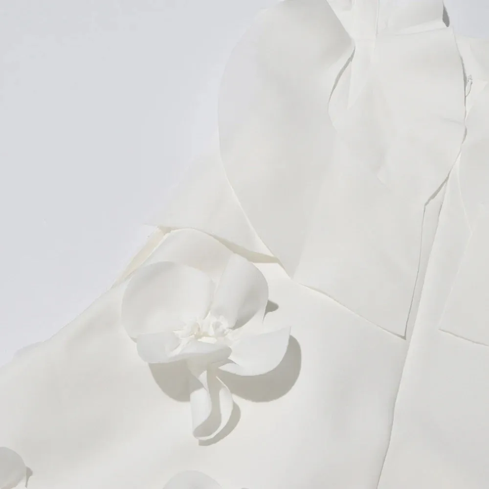 Temperament Backless Solid Dress