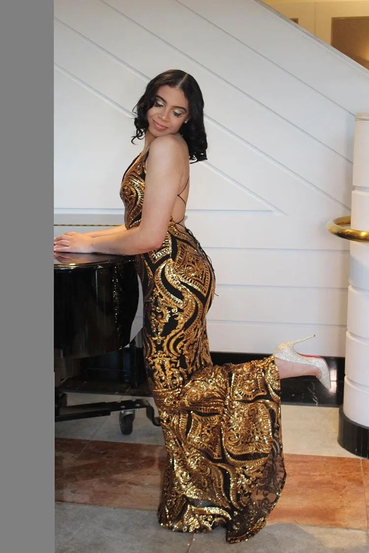 The AALIYAH Sequins Gown