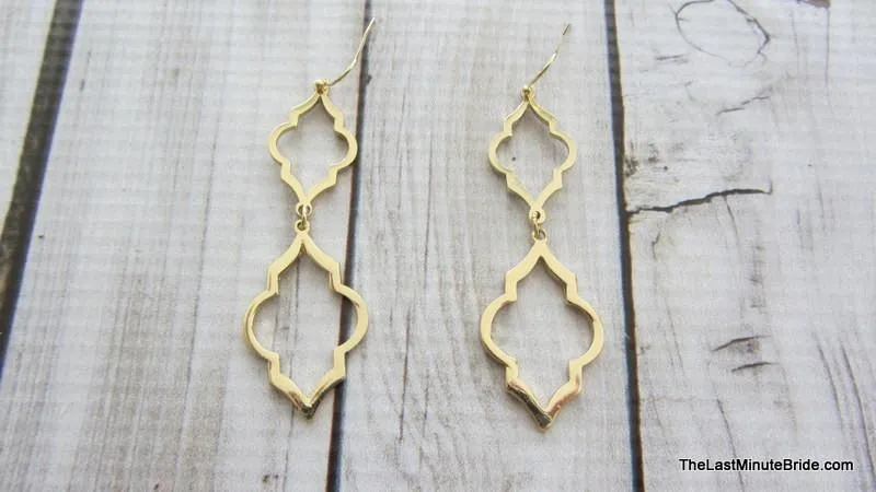 Trefoil Dangle Earrings