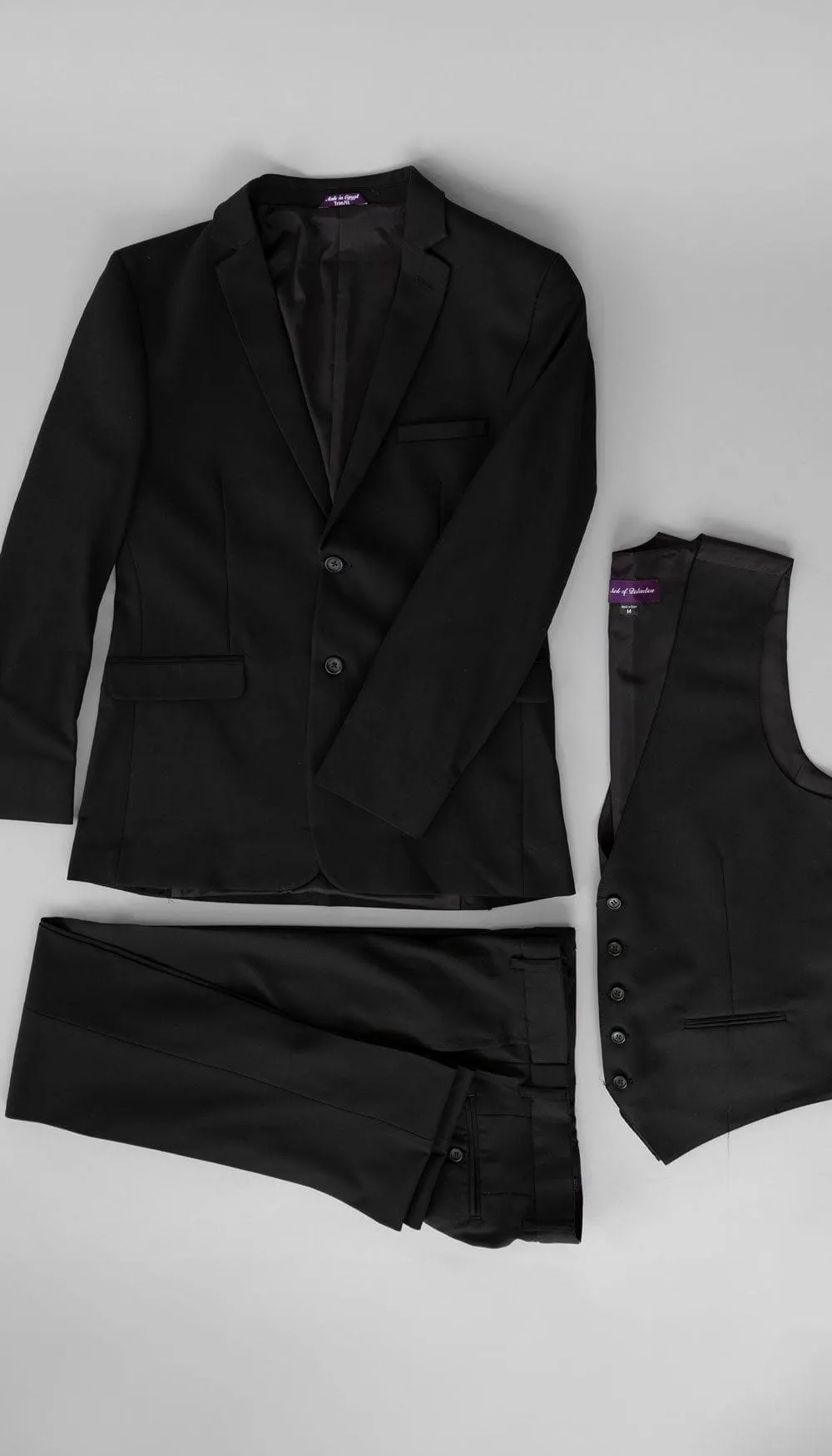 Trim Fit 3 Piece Suit Cornflower