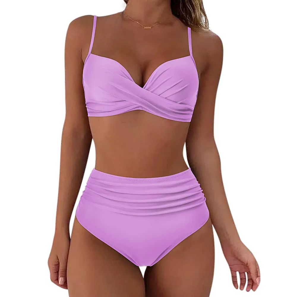 Tummy Tuck High Waisted Swimwear Swim Trunks