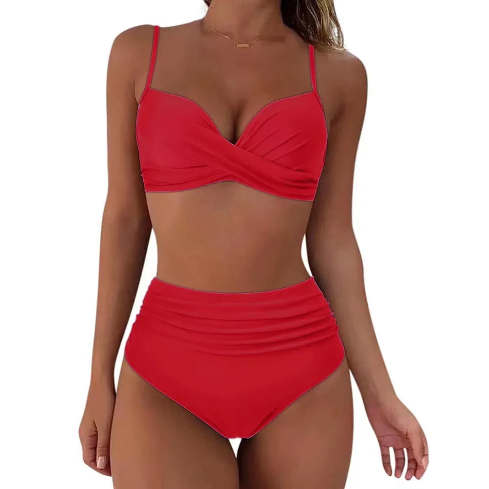 Tummy Tuck High Waisted Swimwear Swim Trunks