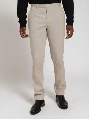 Twill Suit Trouser - Natural