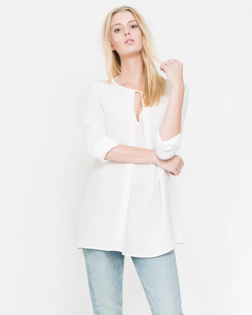 Walt Keyhole Pleated Tunic