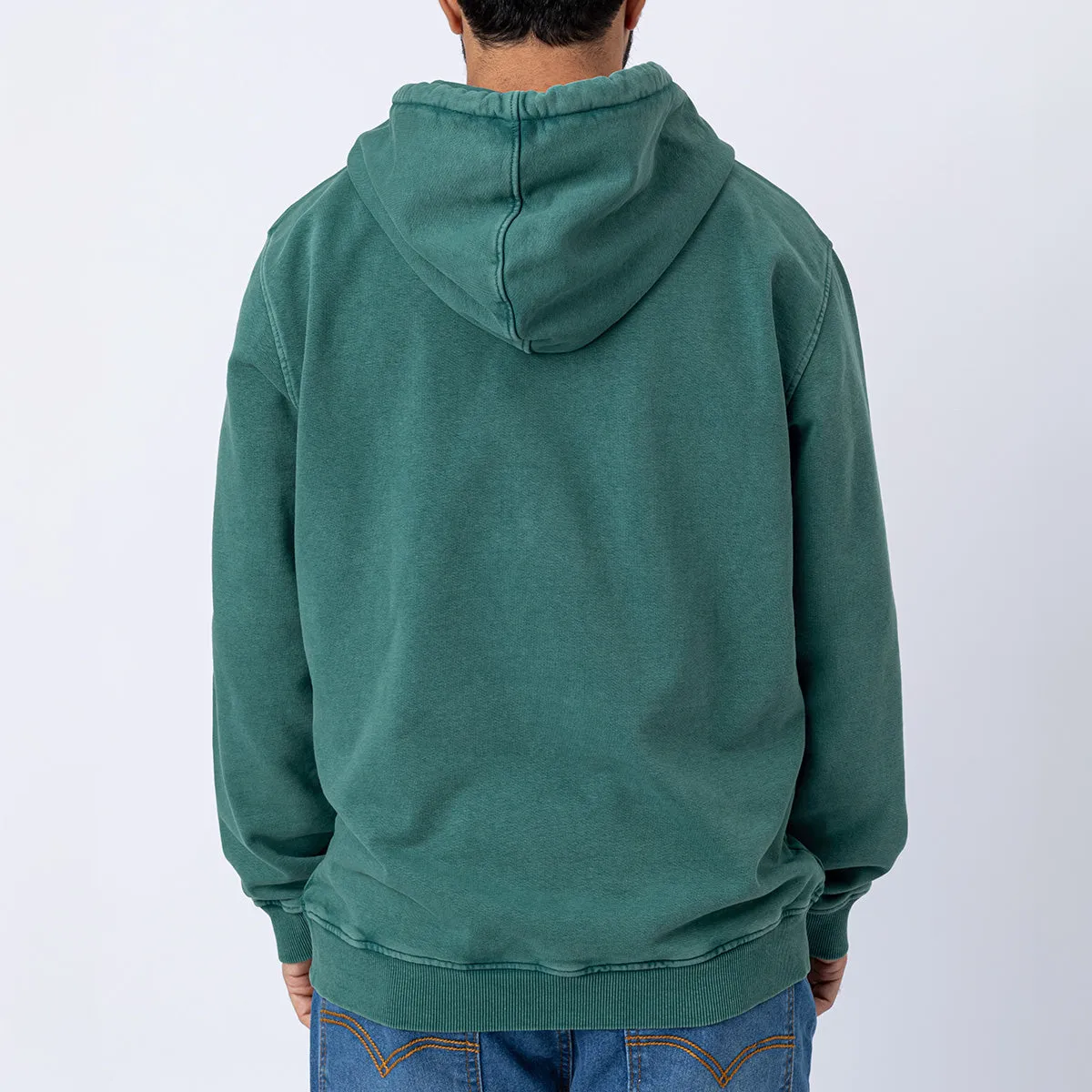 Washed Hoodie Green