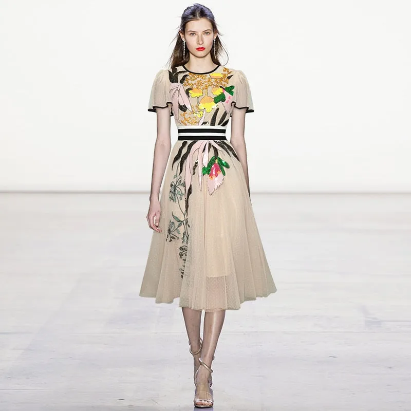 Women Streetwear Girls Midi Dress
