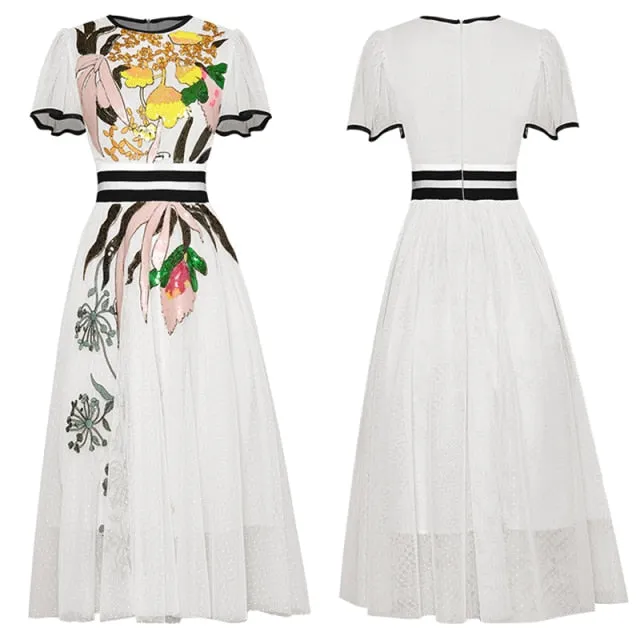 Women Streetwear Girls Midi Dress