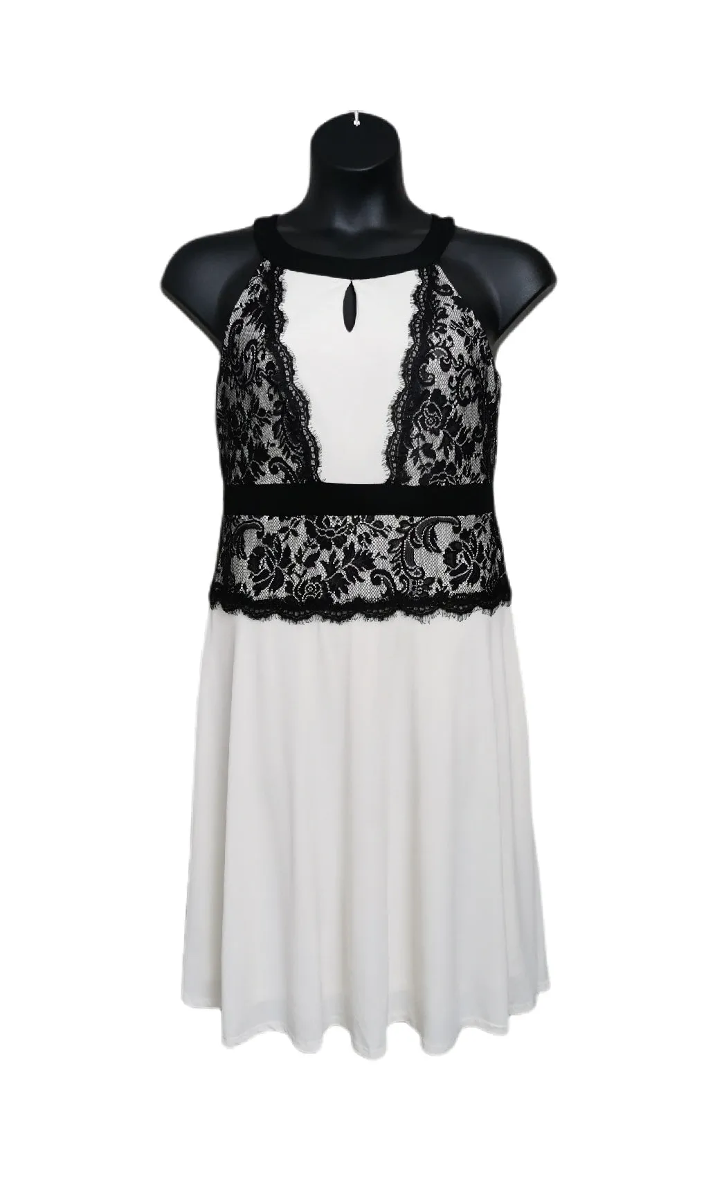 WOMENS PLUS SIZE 14 - SANGRIA PETITE, Empire Lace Dress EUC B53