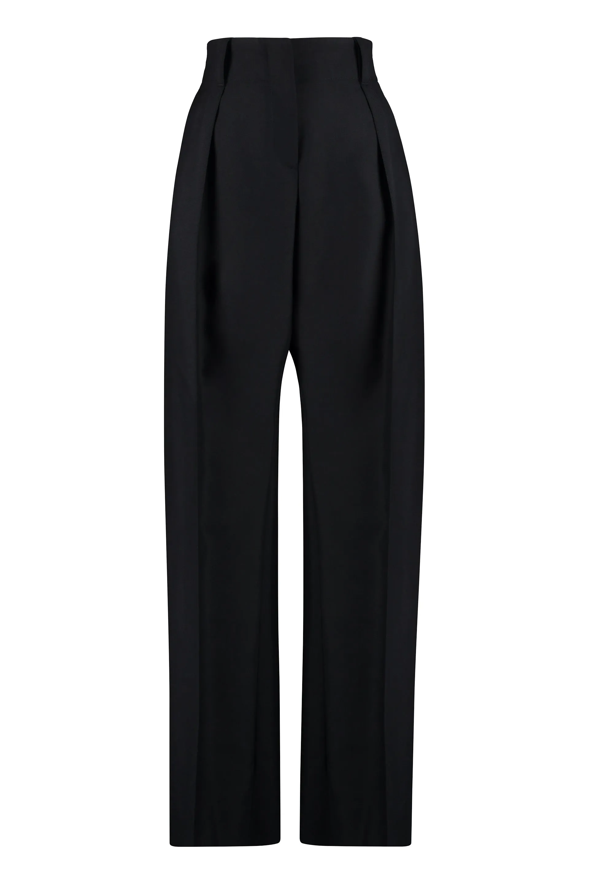 Wool and mohair tailored trousers