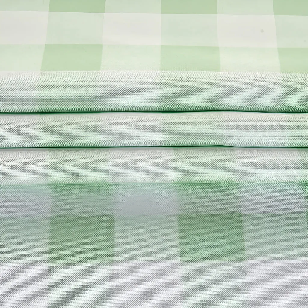 Yoselin Green Plaid Shower Curtain