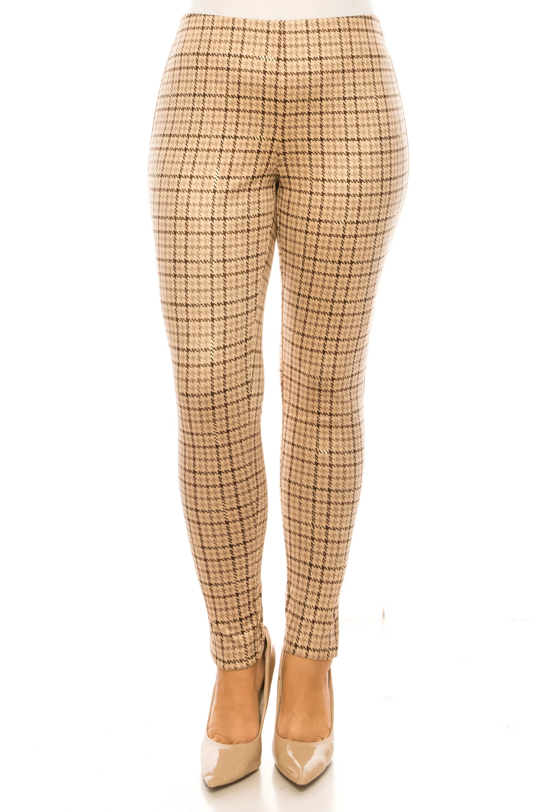 Zac & Rachel Printed Elastic Waist Leggings