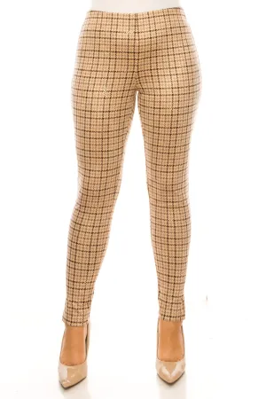 Zac & Rachel Printed Elastic Waist Leggings