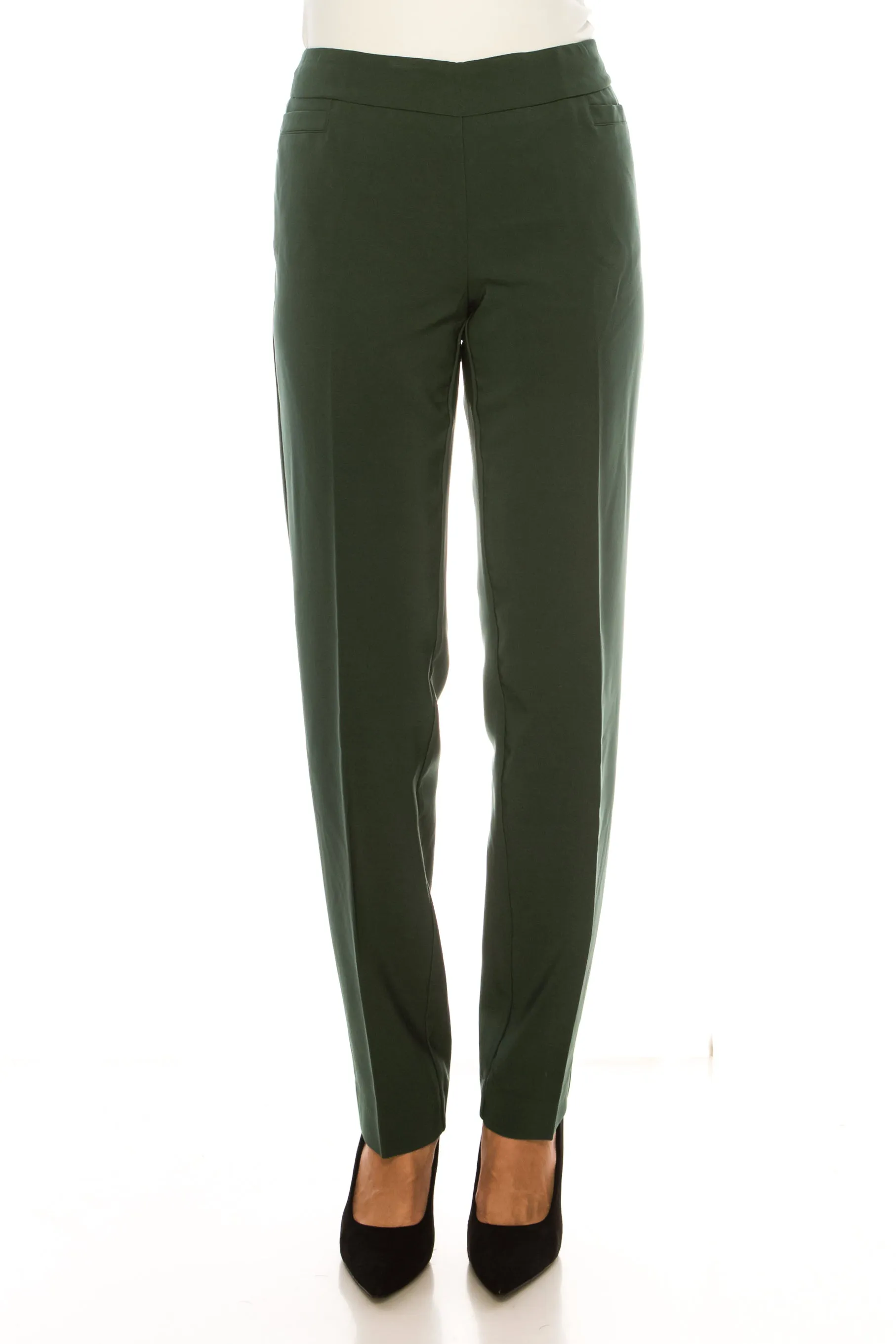Zac & Rachel Straight Leg Pull-On Pants