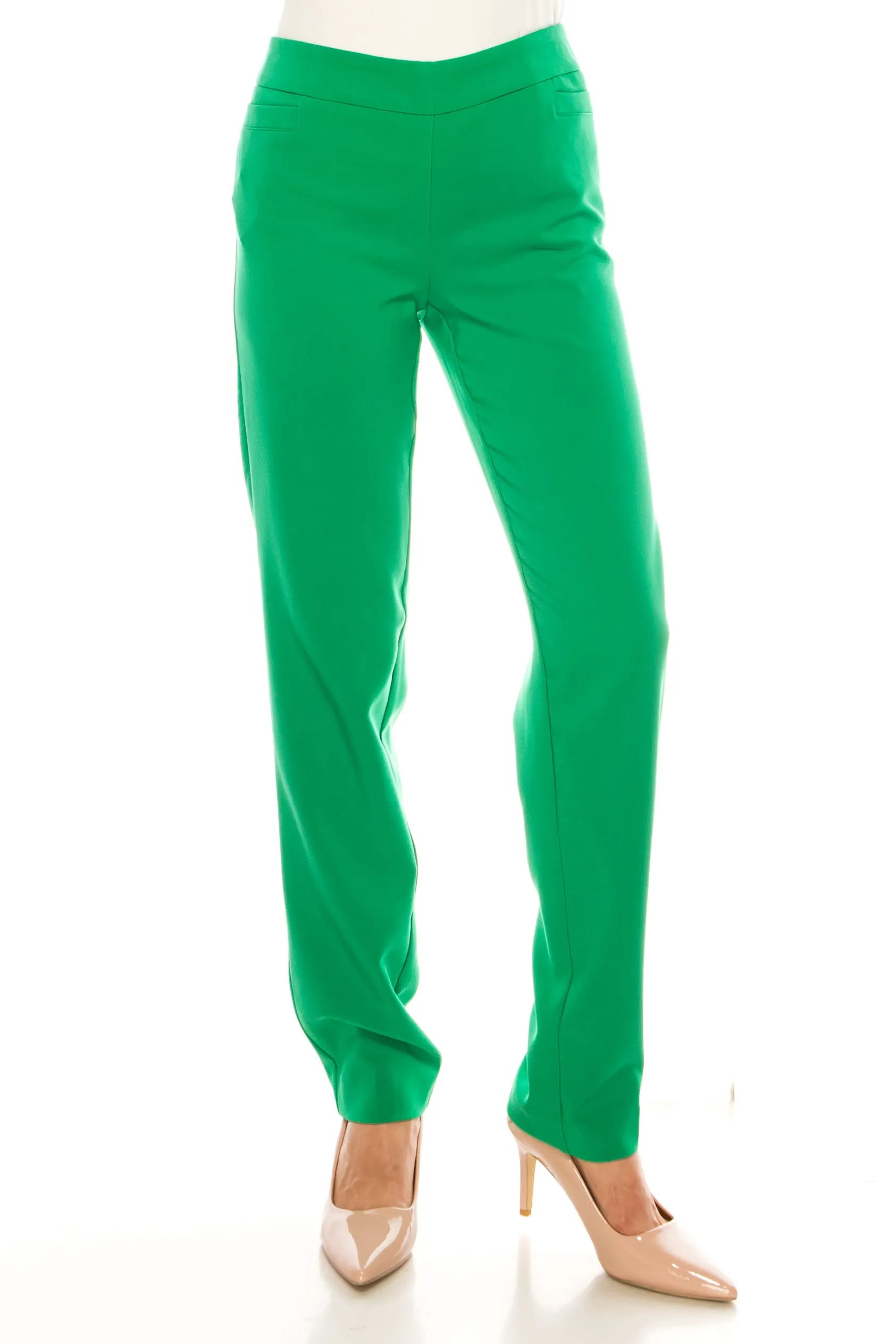 Zac & Rachel Straight Leg Pull-On Pants