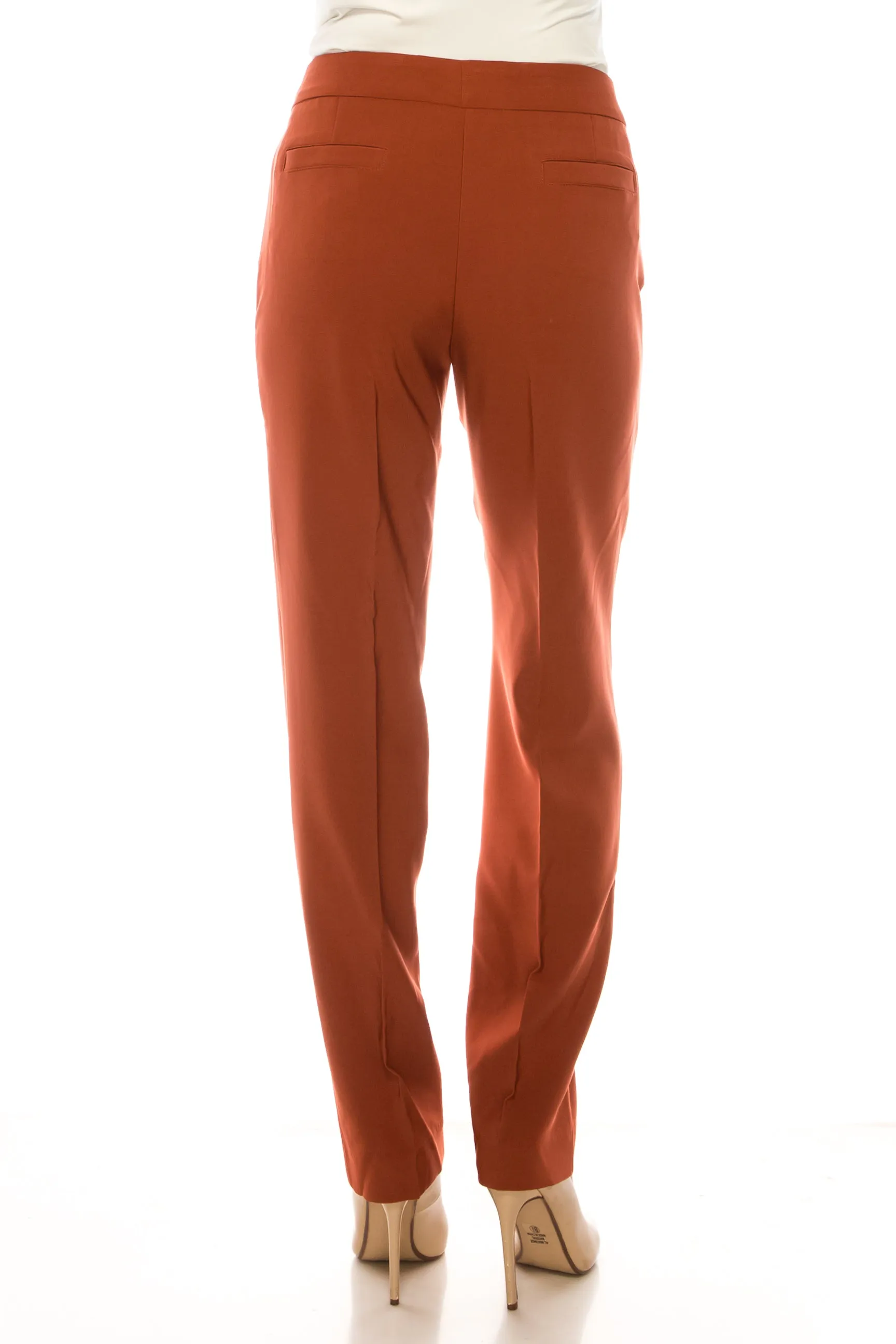 Zac & Rachel Straight Leg Pull-On Pants