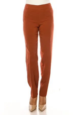 Zac & Rachel Straight Leg Pull-On Pants