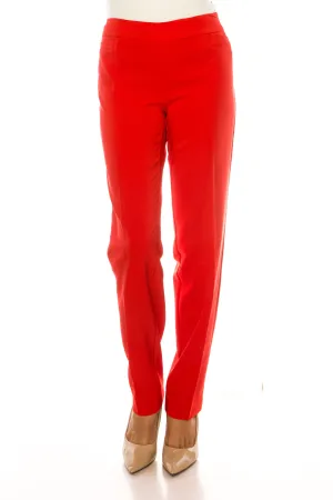 Zac & Rachel Straight Leg Pull-On Pants