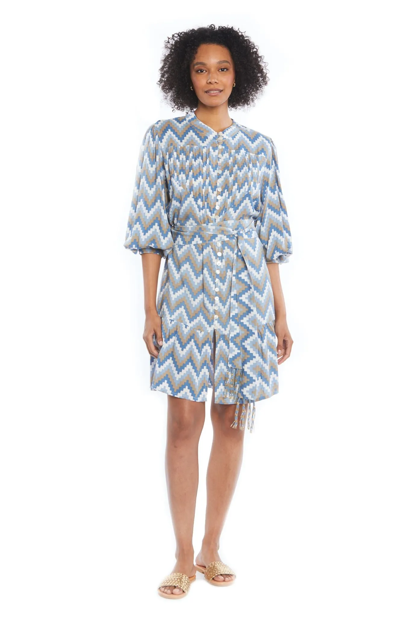 Zig Zag Short Dress