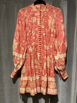 Zimmermann 'Veneto Border Short Dress'